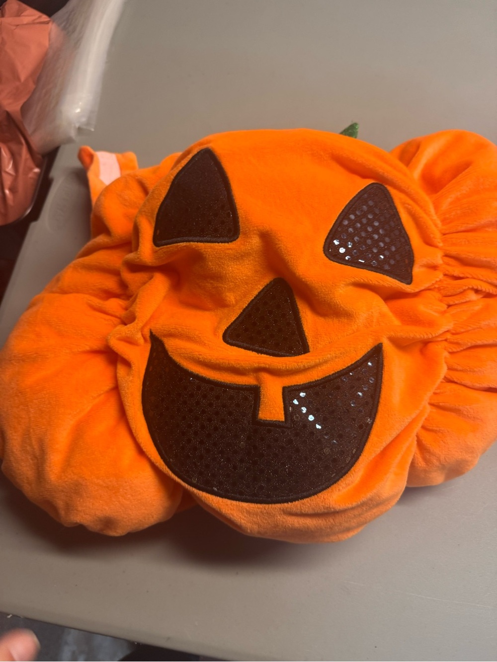 Kids Pumpkin Jack-O'-Lantern Costume - Orange